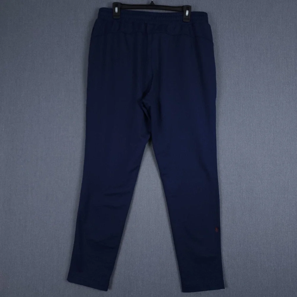 Rhone Micro Terry Sweatpants Mens Large Navy Blue Elastic Waist‎ Track Pants